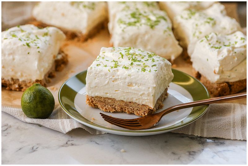 Key Lime Icebox Bars