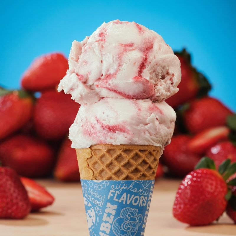 Non-Dairy Strawberry Swirl