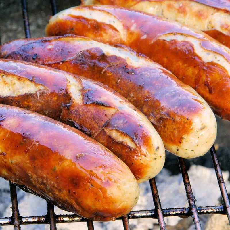 North Dakota: Grilled Bratwurst