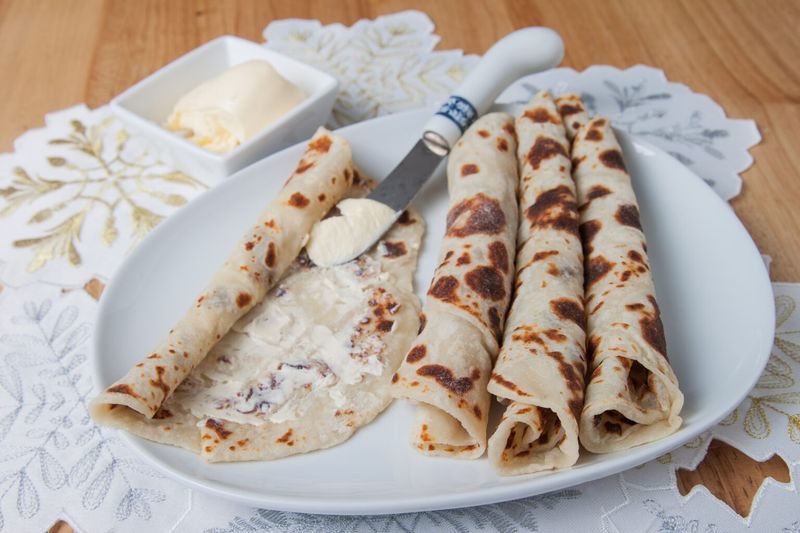 North Dakota: Lefse