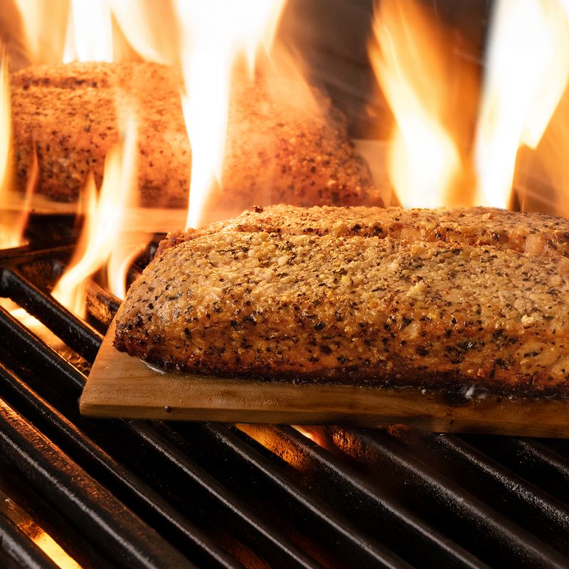 Oregon: Cedar-Planked Grilled Salmon
