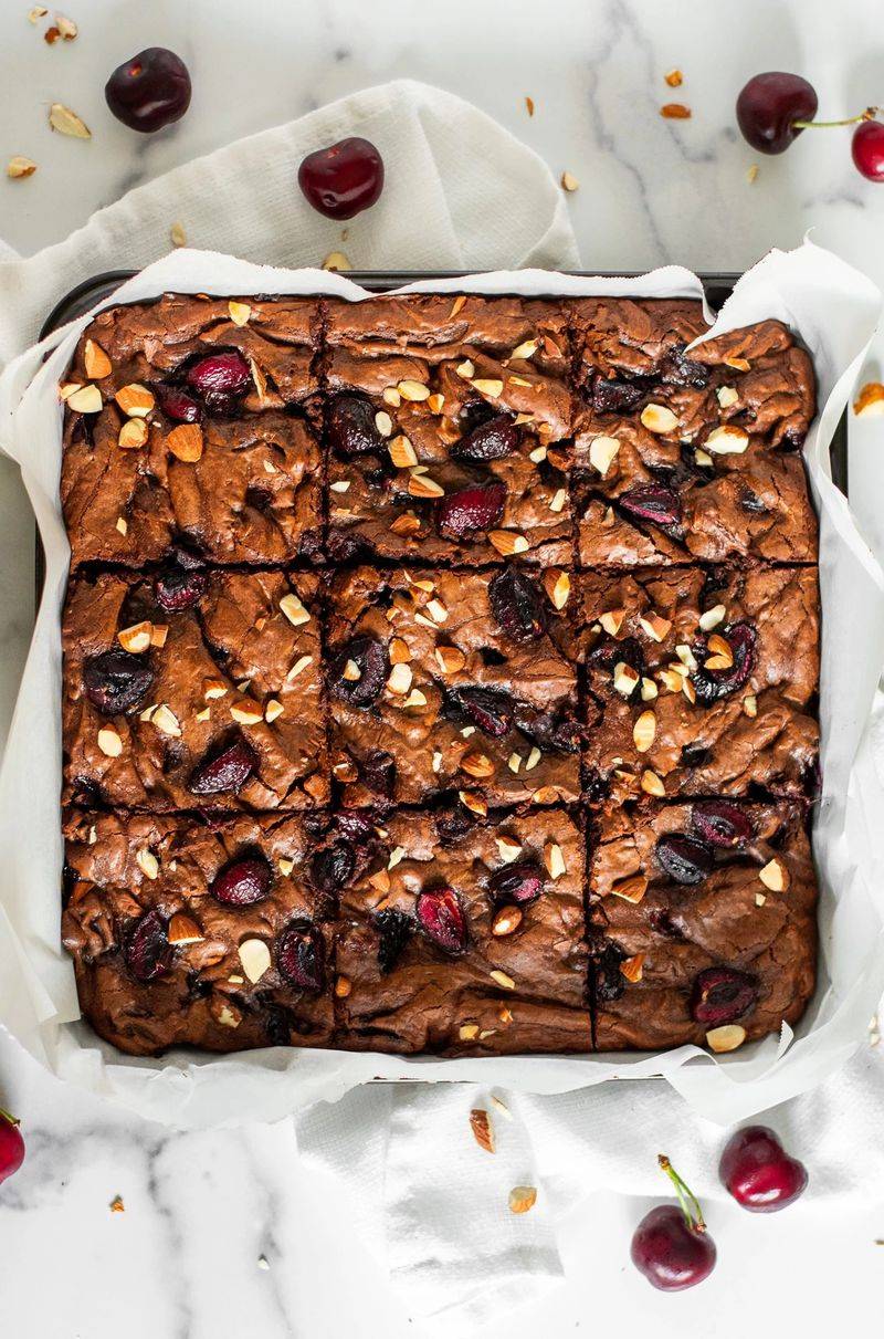 Cherry Almond Brownie