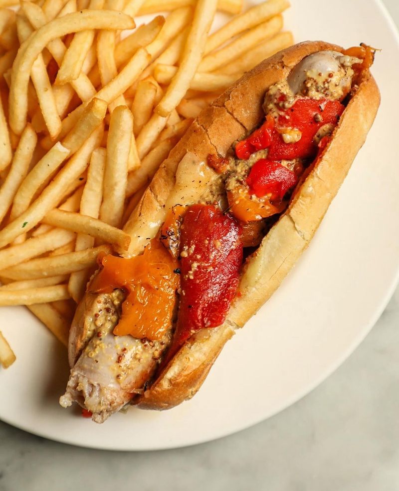 Alligator Sausage Po' Boy