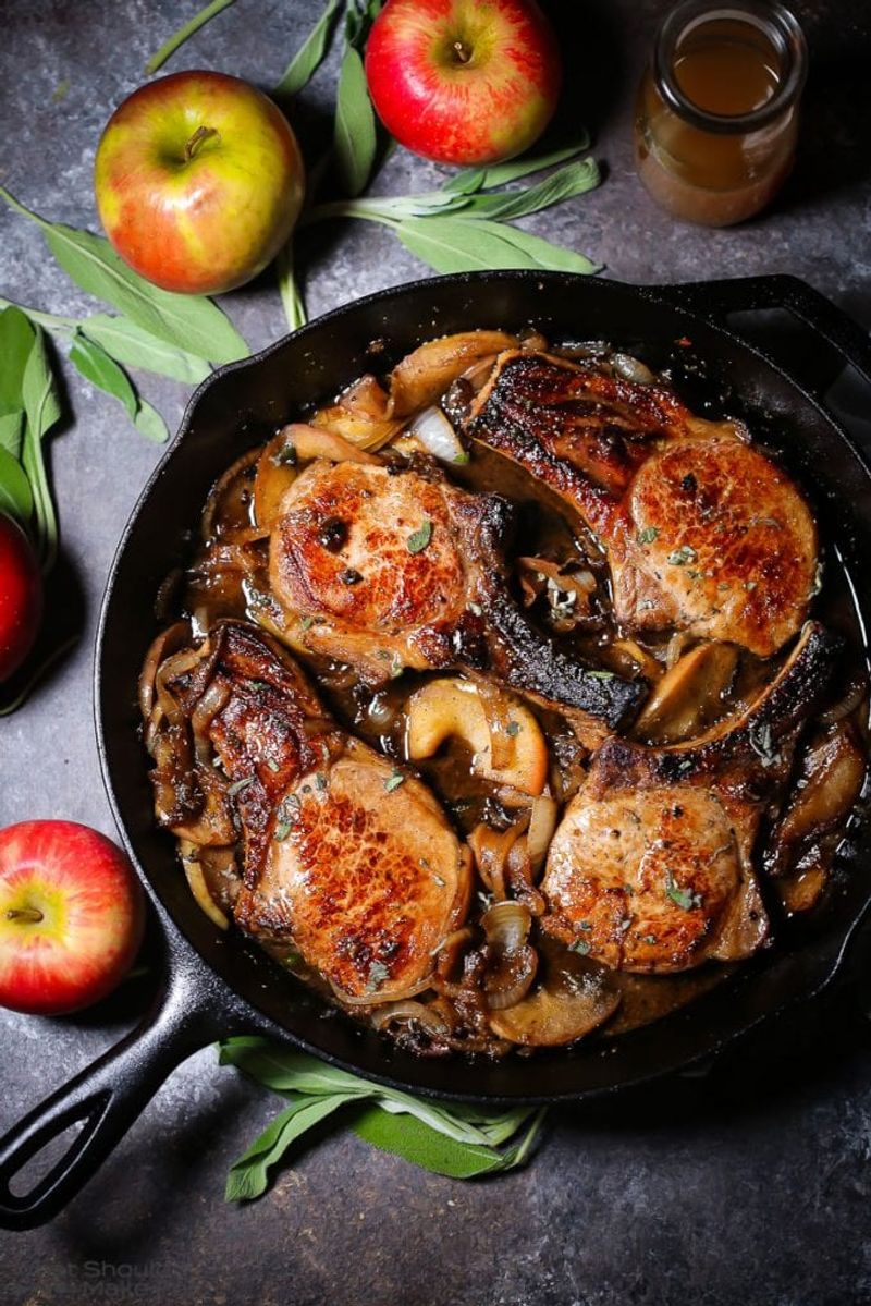 Apple Cider Pork Chops