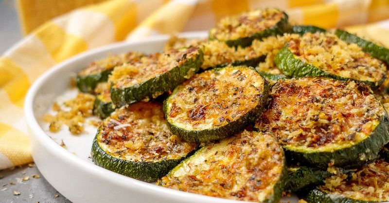 Parmesan-Crusted Zucchini