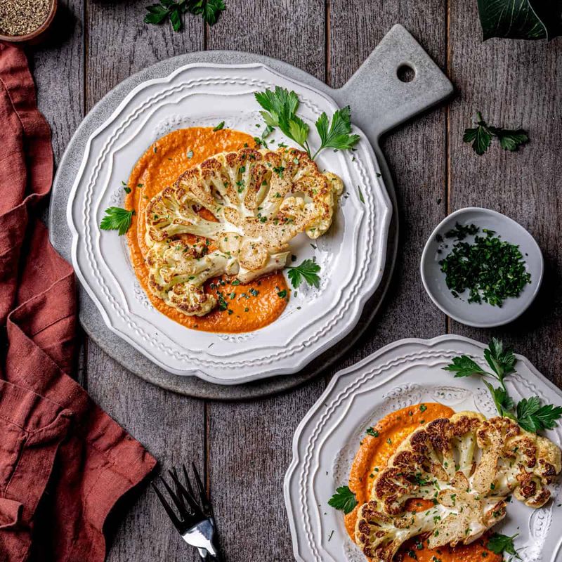 Smoky Paprika Cauliflower Steaks
