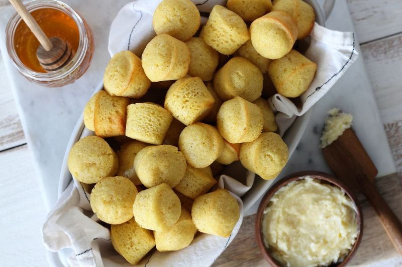 Cornbread Bites with Honey Butter