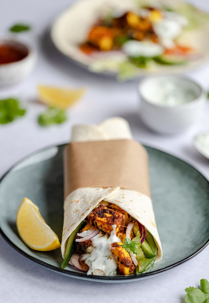 Paneer Tikka Wrap