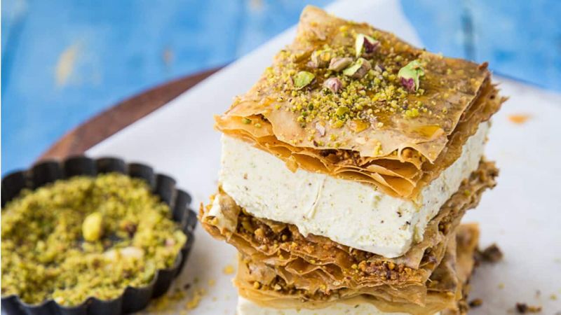 Baklava Ice Cream Sandwich from Turkey