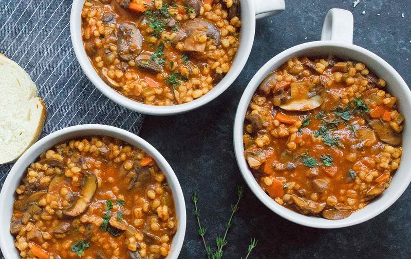 Mushroom Barley Soup