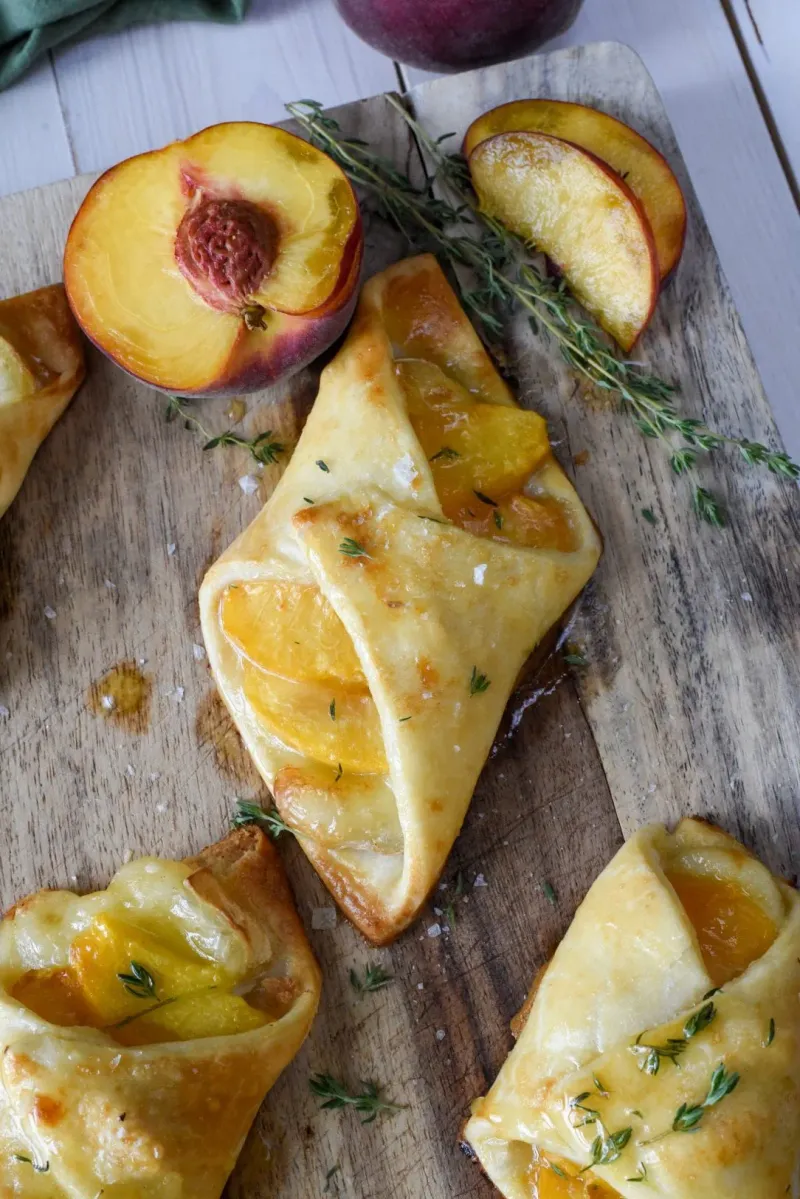 Nectarine Thyme Symphony Pie