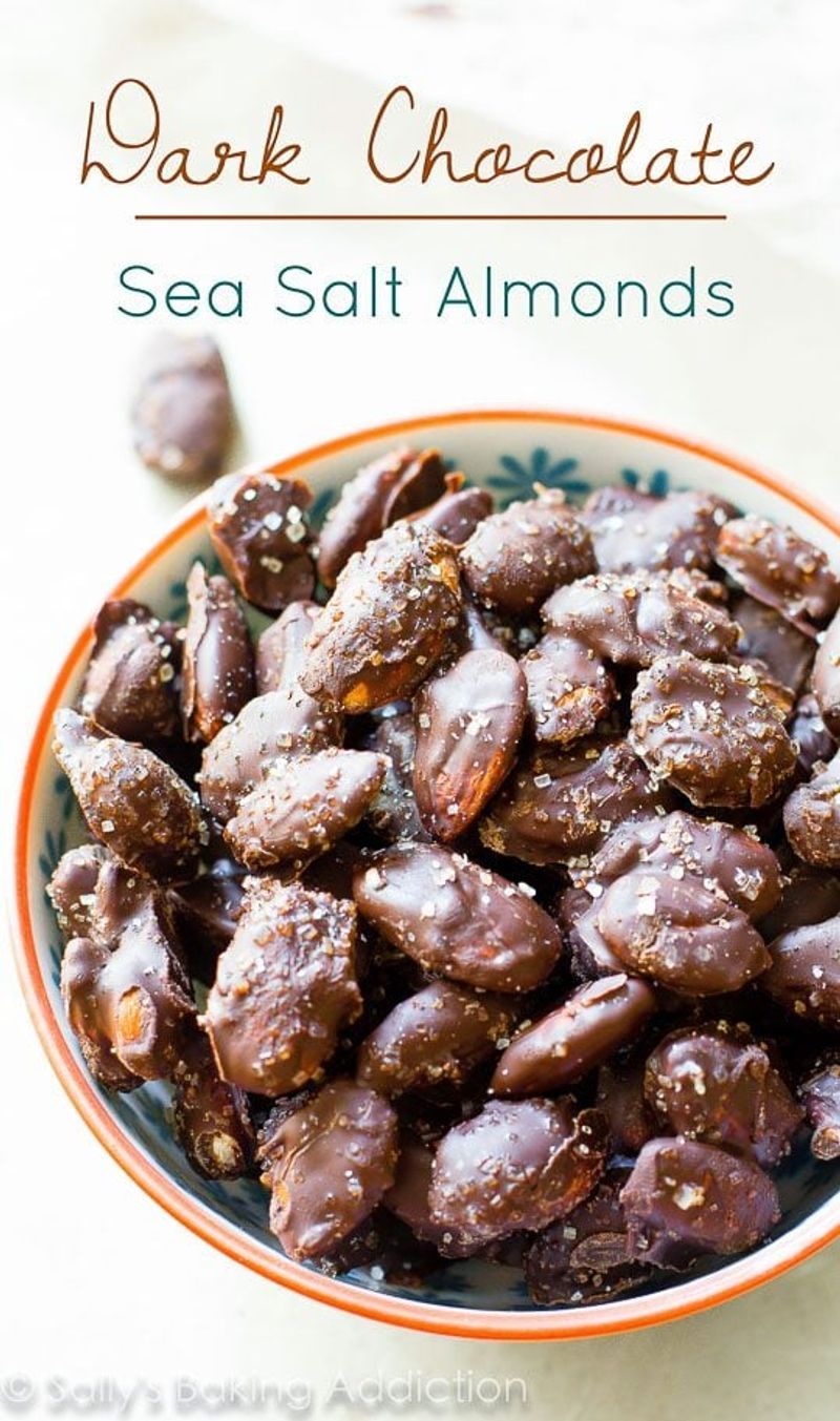 Dark Chocolate Covered Almonds