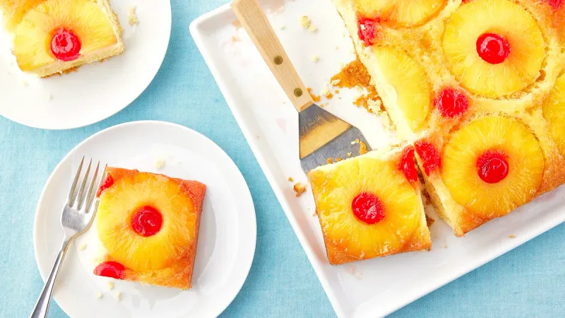 Pineapple Upside-Down Sheet Cake
