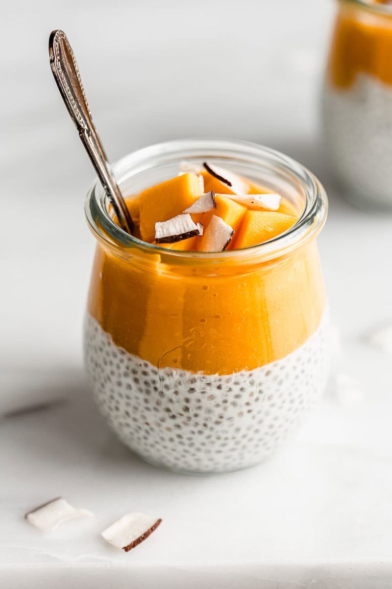 Mango Coconut Chia Pudding