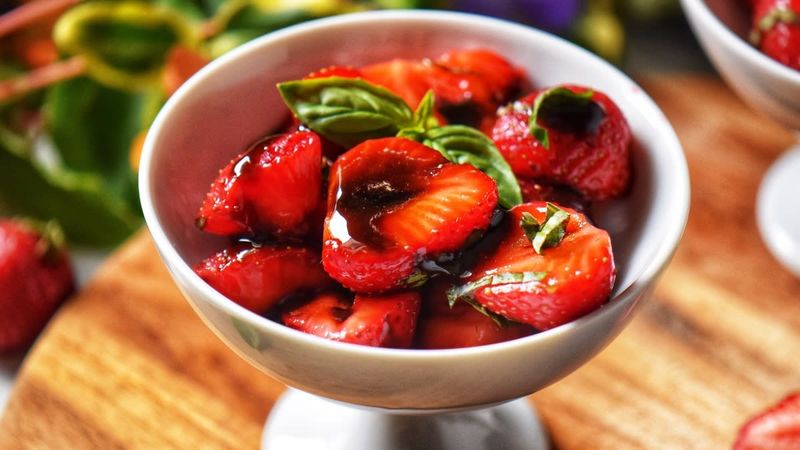 Strawberries & Balsamic Vinegar