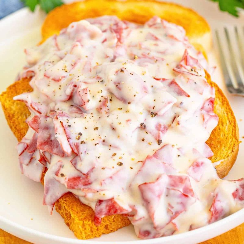 Chipped Beef on Toast