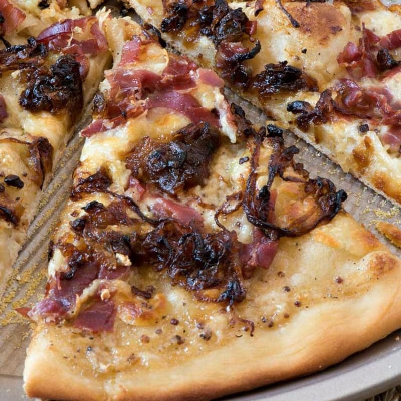 Caramelized Onion BBQ Pizza