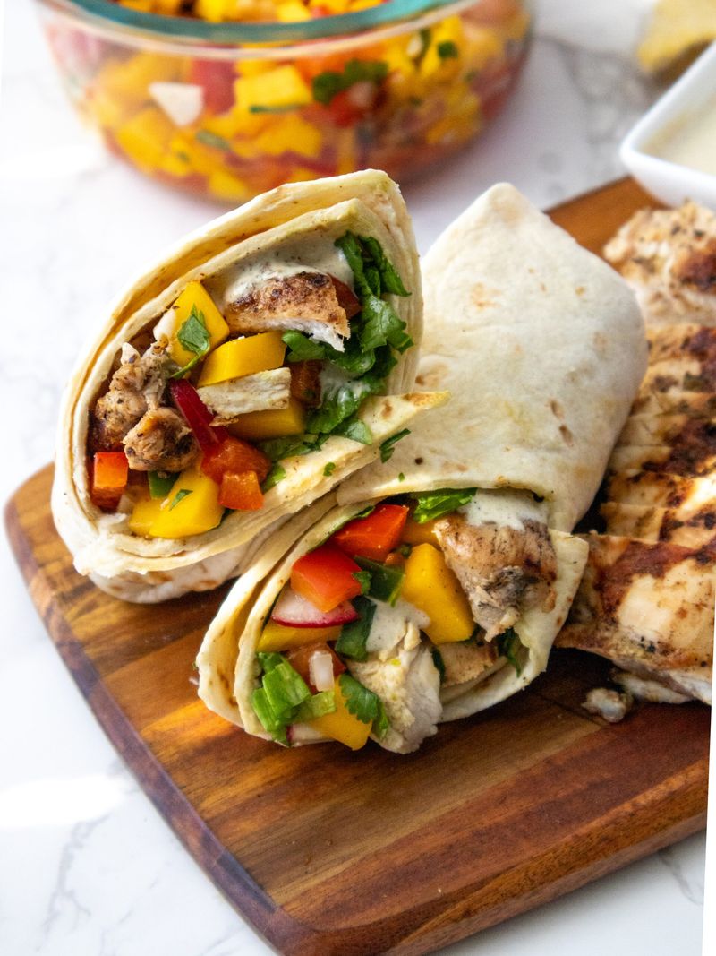 Caribbean Jerk Burrito