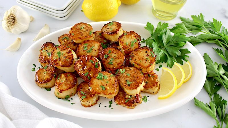 Garlic Lemon Scallops