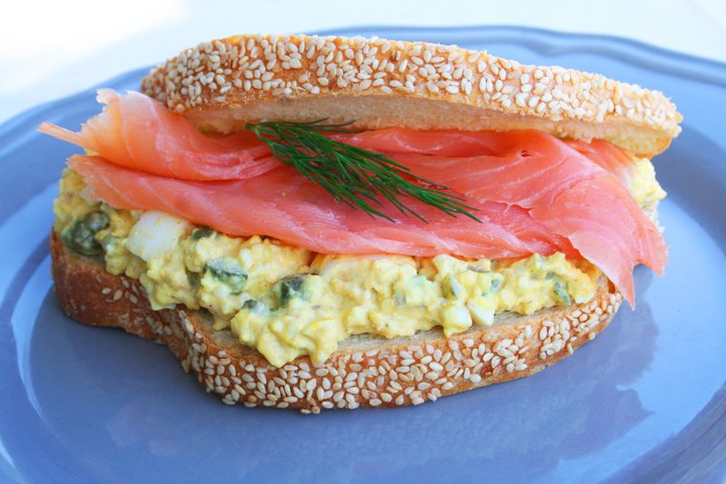 Smoked Salmon Egg Salad