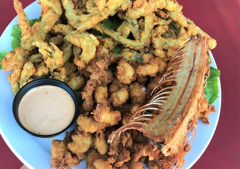 Fried Rattlesnake