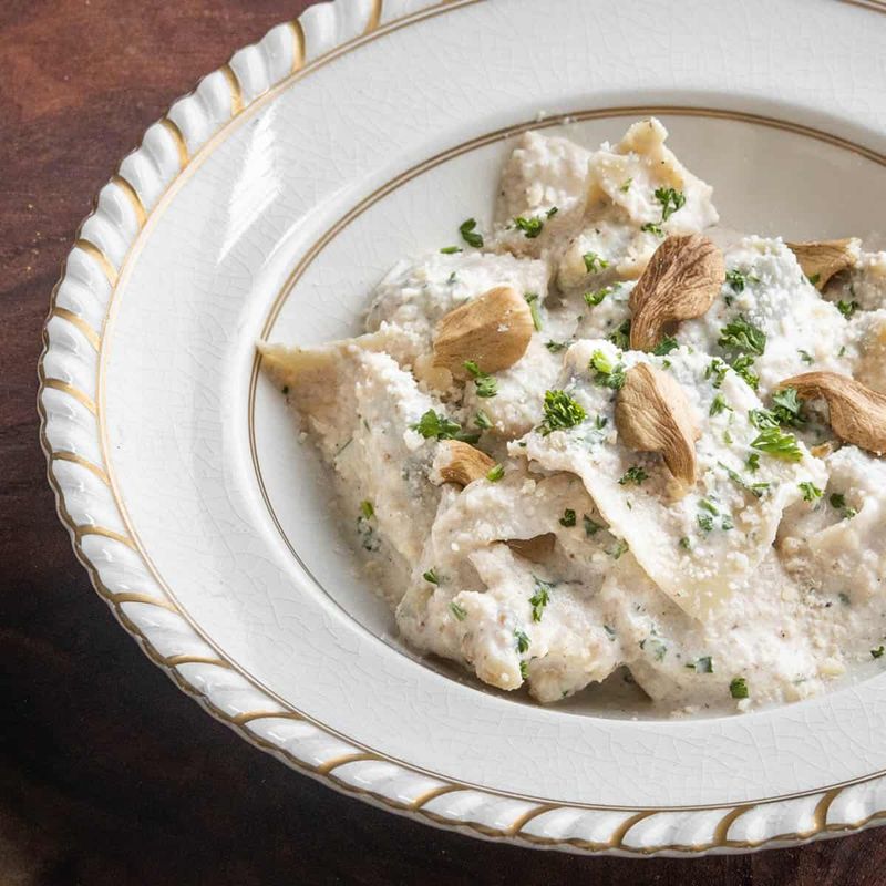Liguria's Pansotti with Walnut Sauce