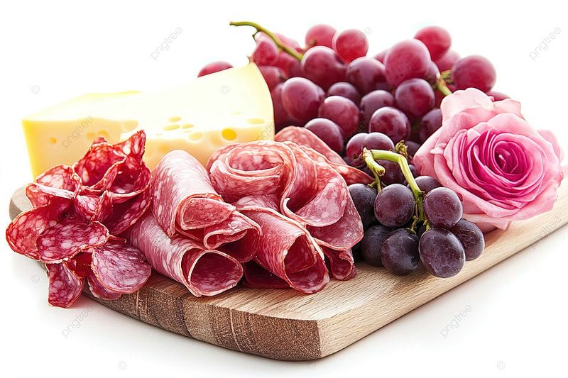 Grapes and Salami