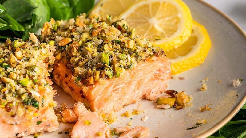 Pistachio Crusted Salmon