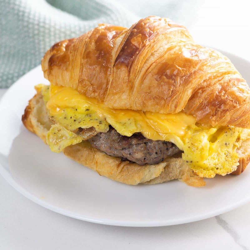 Dunkin’ Sausage, Egg & Cheese Croissant