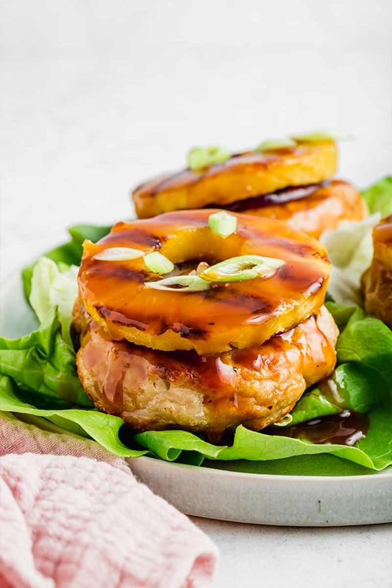 Sweet and Sour Chicken Burger