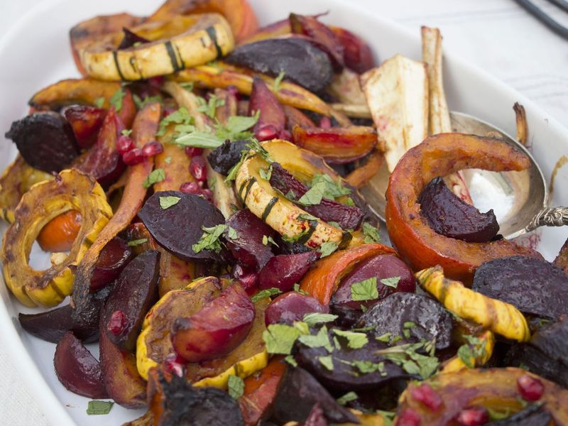 Pomegranate Roasted Vegetables
