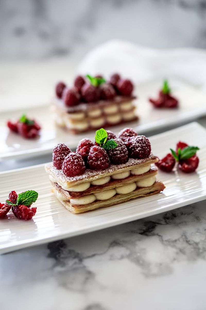 Raspberry Mille-Feuille
