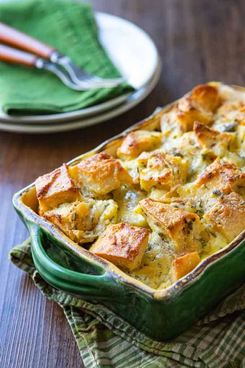 Savory Bread Pudding Casserole
