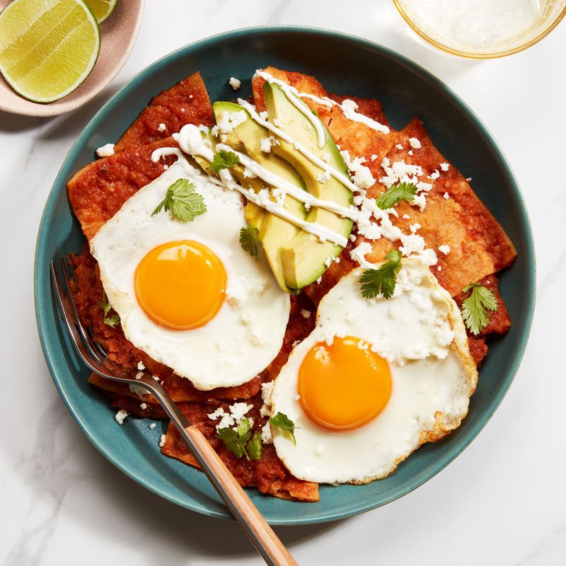 Chilaquiles with Cheese