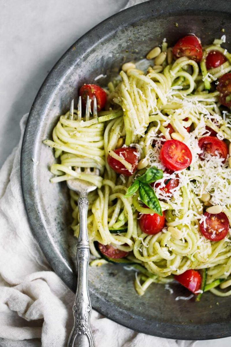 Zucchini Noodles with Pesto