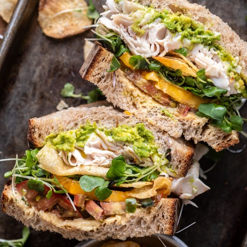 Turkey and Avocado Sandwiches