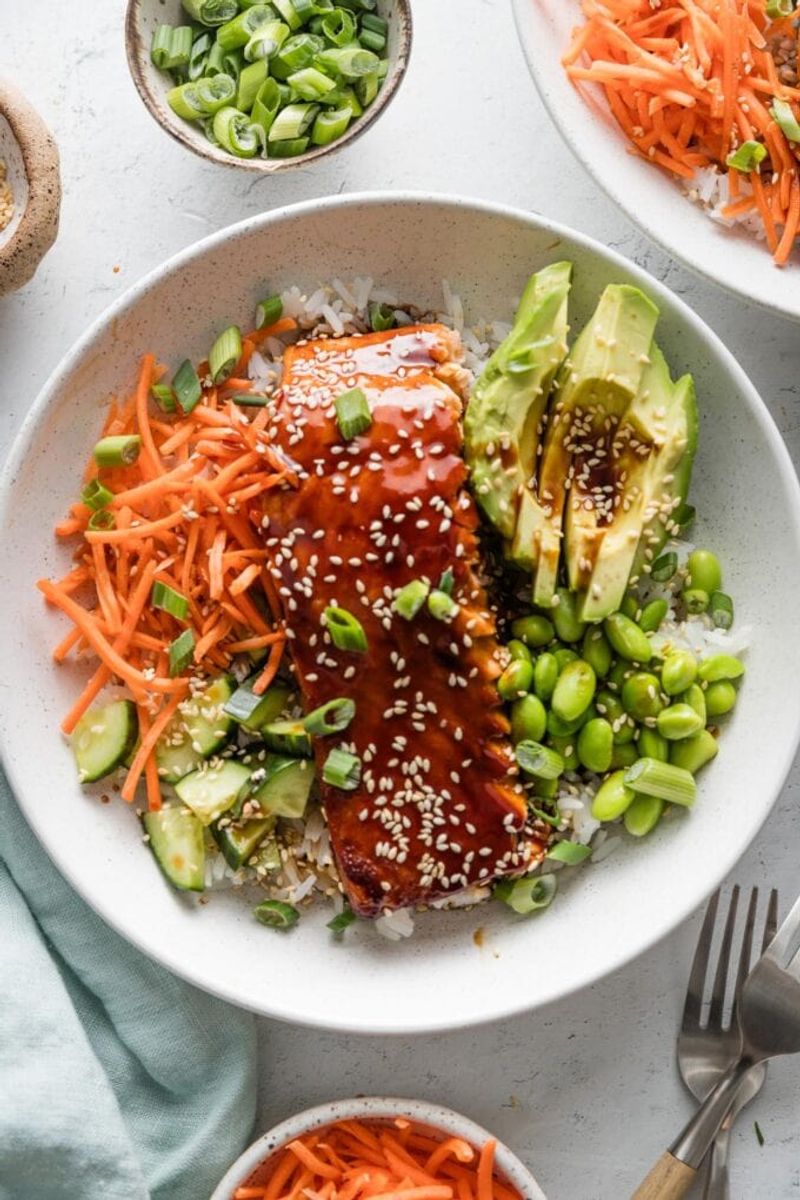 Teriyaki Salmon Bowls