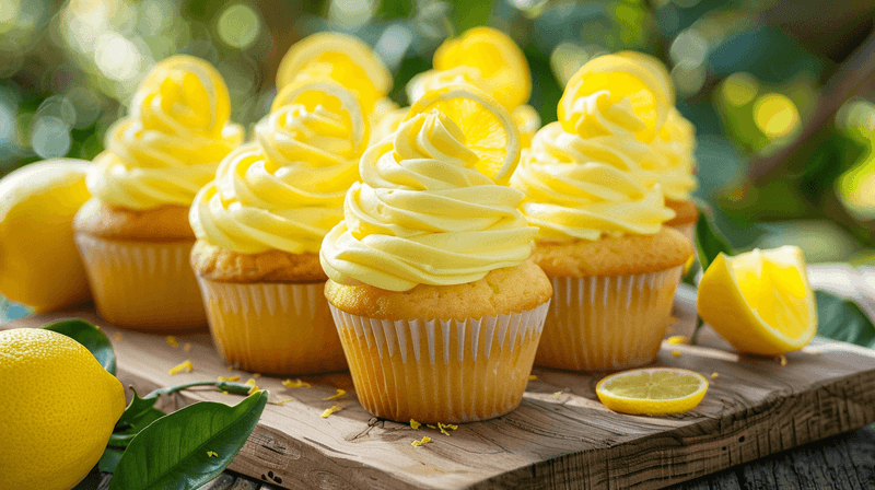Lemon Burst Cupcake