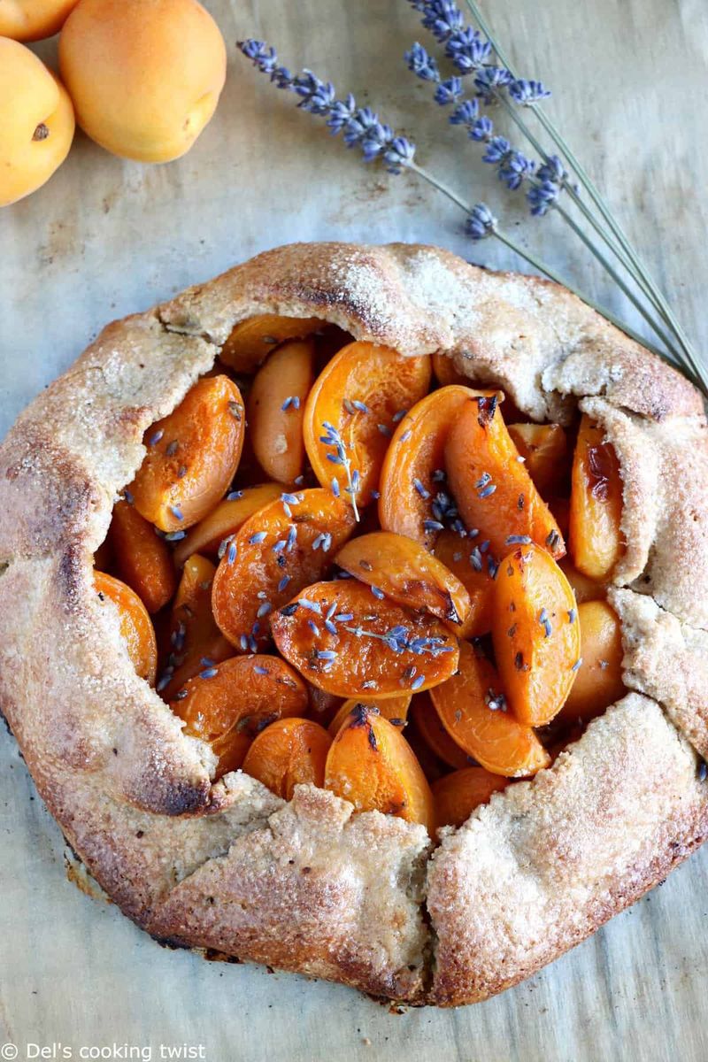Apricot Lavender Dream Pie