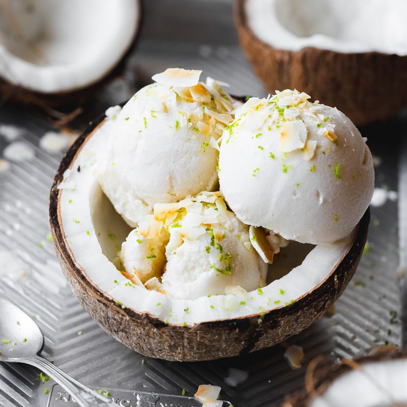 Coconut Lime Sorbet