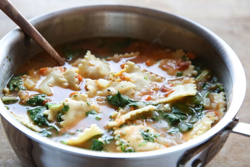 Ravioli Soup