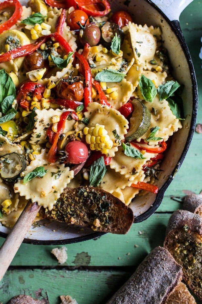 Ravioli Stir Fry