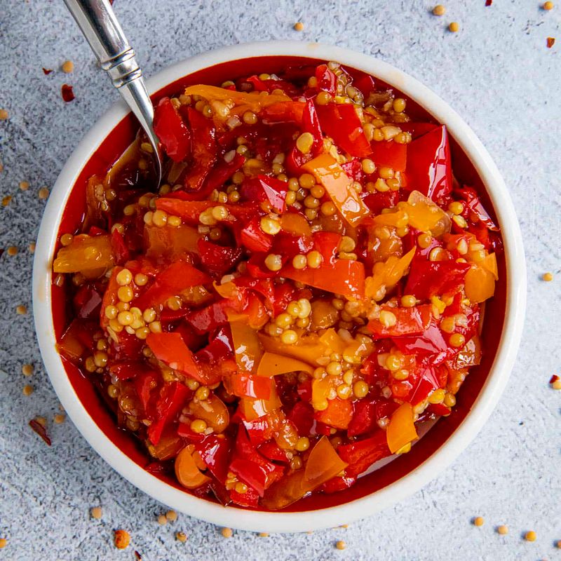 Sweet and Spicy Red Pepper Chutney