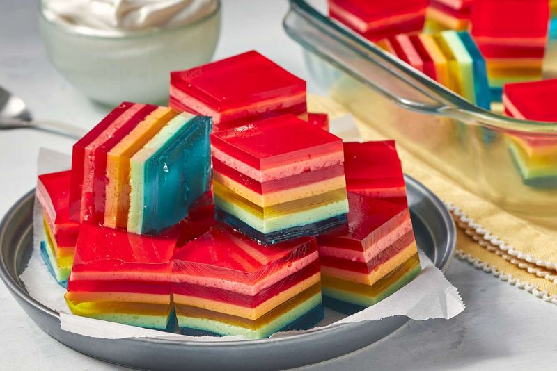 Layered Gelatin Dessert