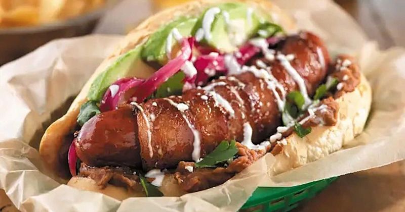 Bacon Avocado Ranch Dog