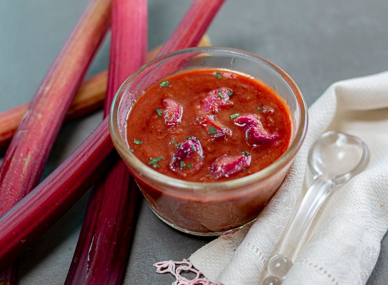 Rhubarb BBQ Sauce