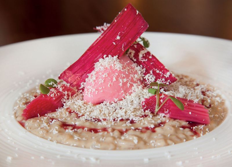 Rhubarb Risotto