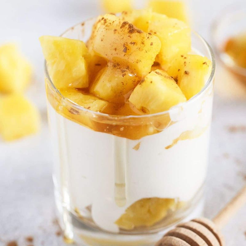 Cottage Cheese with Pineapple