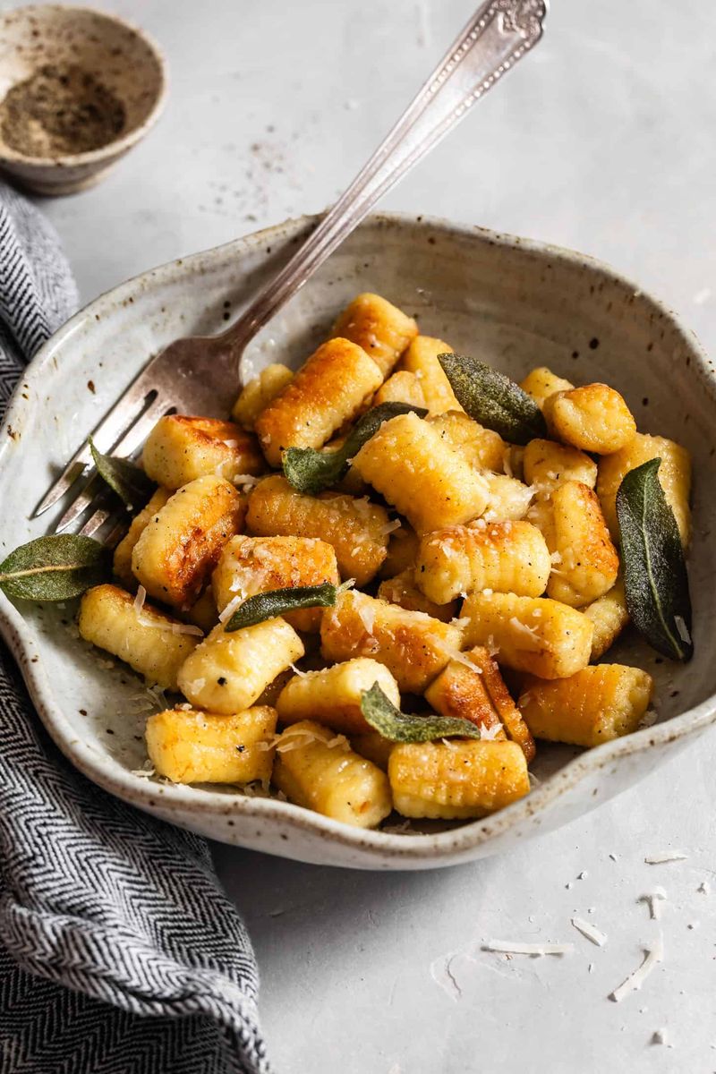 Almond Flour Gnocchi with Sage Butter