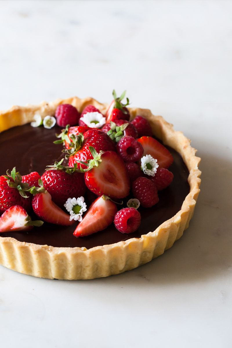 Silky Chocolate Ganache Tart